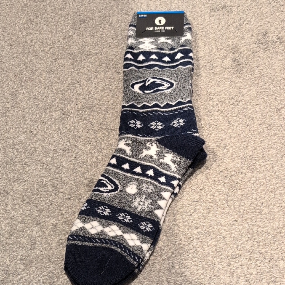 For Bare Feet Socks - Navy, Gray, and White